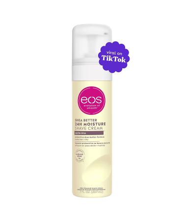 eos Shea Better Shaving Cream for Women - Vanilla Bliss | Shea Butter & Aloe Shave Cream | Hydrating Skin Care & Lotion 7 fl oz - Buy Online on GoSupps.com