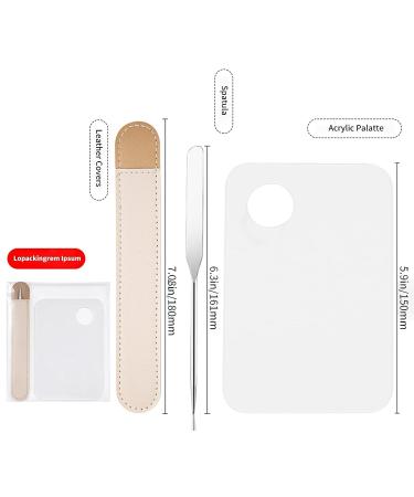 Picasso Foundation Spatula Korean Set - Stainless Steel Makeup Mixing Palette and Ergonomic Stirring Tool Set - Buy Online on GoSupps.com