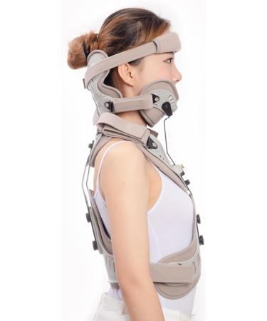 Sfklyu Adjustable Head & Neck Chest Basket | Orthosis for Post-Trauma Support & Upper Back Correction - Buy Online on GoSupps.com