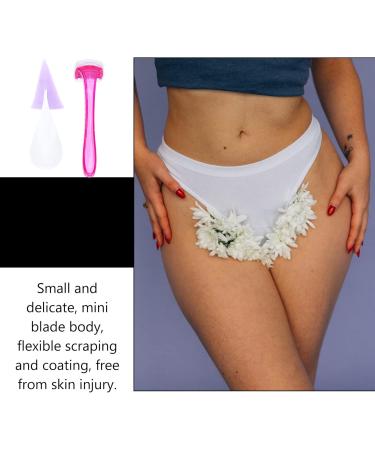 Intimate Area Trim Shaver Set | Bikini Shaver & Facial Tools for Women | Skin Care Trimmer & Pubic Razor | Body Hair Cutter - 7x6cm Multiple Colors Available - Buy Online on GoSupps.com