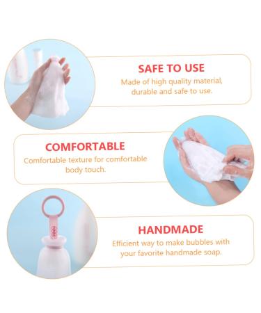 minkissy 2pcs Skin Care Bubble Products Foaming Net Soap Saver Pouch for Facial Body Shower Bubble Net - Buy Online on GoSupps.com