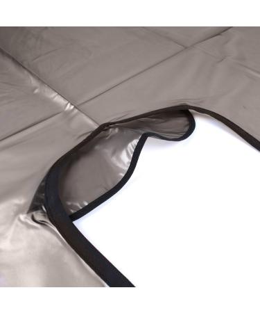 KeyZone Professional Waterproof Hair Dye Cape | Salon Hairdressing Capes for Rebonding & Hot Oil Treatments | Translucent - Buy Online on GoSupps.com