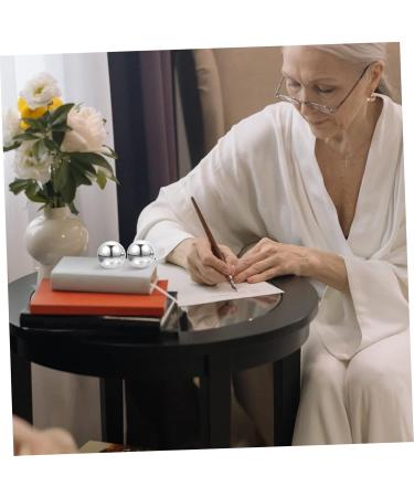 Buy Besportble Baoding Balls Set - Chinese Hand Massage & Exercise Training Balls - Metal Health Care Box - 5x5x5cm Silver - International Shipping Available - Buy Online on GoSupps.com