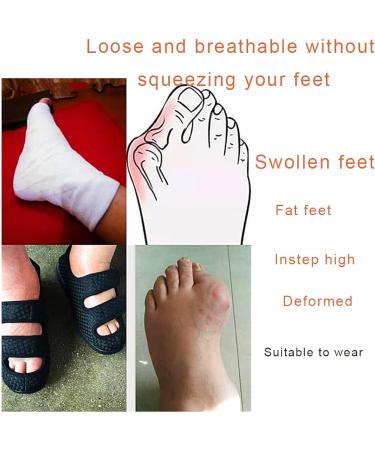 HDGZ Diabetic Shoes for Elderly with Swollen Feet - Adjustable X-Wide Non-Slip Sneakers for Edema - Size 9 Wide Men - Buy Online on GoSupps.com