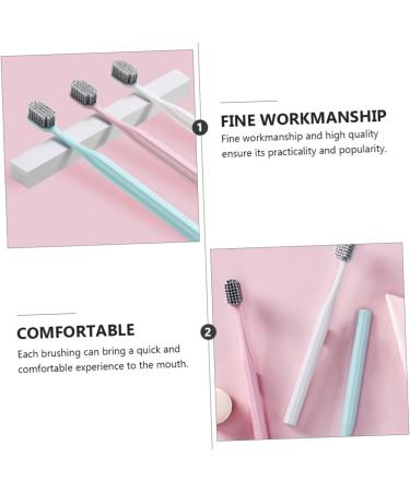 FRCOLOR Ultra-Fine Soft Toothbrushes Set - 3pcs Extra Soft Bristles for Sensitive Teeth - Gentle Manual Toothbrushes in Macaron Colors - Buy Online on GoSupps.com