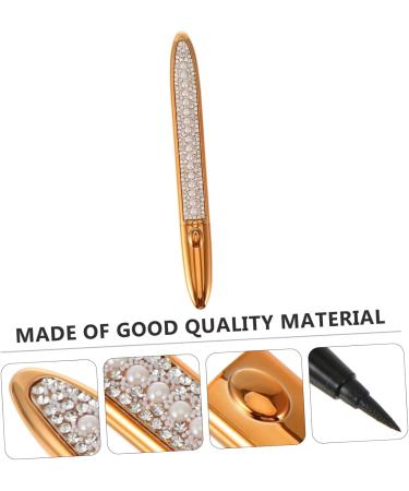 Beavorty 2pcs Self Adhesive Mascara Eyelash Tools Eyeliner Black Tool for Makeup Non-magnetic Cosmetic 1 count (Pack of 1) Goldenx2pcs - Buy Online on GoSupps.com