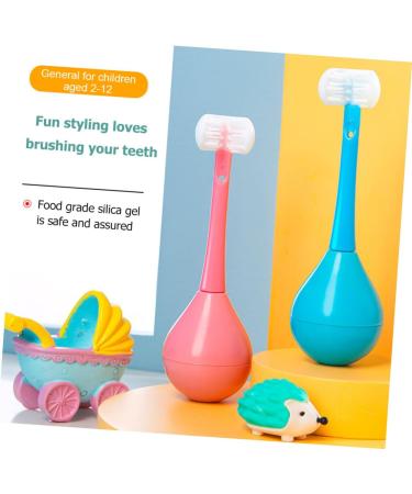 Solustre 2in1 Tumbler Toothbrush for Children - 360 Clean Silicone Design for Ultimate Oral Hygiene - Buy Online on GoSupps.com