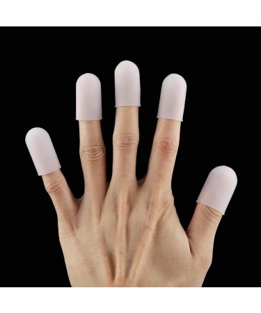 Buy Silicone Finger Cots - 5pcs Food Cutting Finger Protectors | Heat-Resistant Cooking Gloves for Baking & Barbecue - Buy Online on GoSupps.com