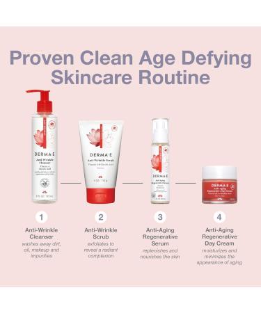 DERMA E Anti-Wrinkle Night Serum with Vitamin A and Vitamin E 2oz - Buy Online on GoSupps.com