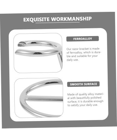 Magiclulu Shaver Holder Stand - Humanized Vertical Razor Organizer for Bathroom Ideal for Beard & Shaving Brush - Buy Online on GoSupps.com