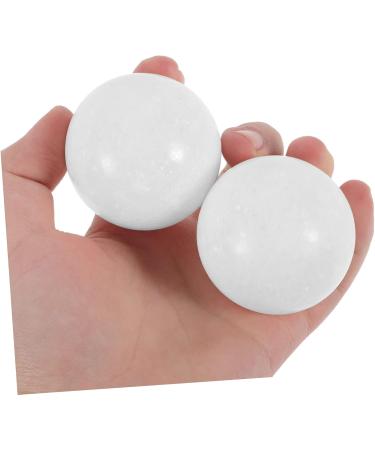 Toddmomy Massage Tools - 3 Sets Gymnastic Stone Balls | Natural White Jade Fitness Massager (5cm 3 Pcs) - Relax & Rejuvenate - Buy Online on GoSupps.com