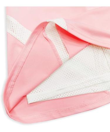AOBUTE Girl's Athletic Skirts with Mesh Shorts | Performance Skorts 5-12 Years | 11-12 Years | C-pink - Buy Online on GoSupps.com
