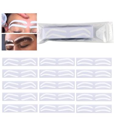 24 Pairs Disposable Brow Shaping Guides - Airbrush Brow Shape Tape & Microblading Stencils for Perfect Eyebrows | International Shipping Available - Buy Online on GoSupps.com