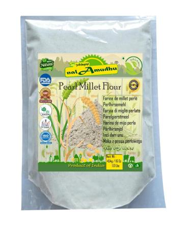 nalAmudhu Pearl Millet Flour | Bajra Atta | Kambu Maavu- (454g/1.0Lbs)