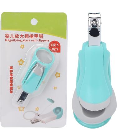 Kids Nail Clipper Nail Clipper with Magnifier Glass for Elderly Kid Zoom Manicure Clipper Fingernail Toenail Clipper Cutte Nail Clippers Sharp for Women Girls Children (Green) - Buy Online on GoSupps.com
