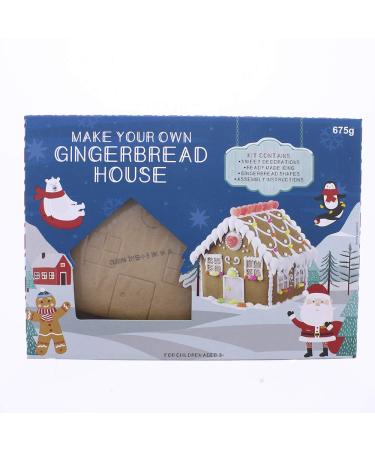 Large Gingerbread House Kit 675 Grams - Make Your own - No Baking - Easy to Make