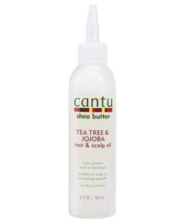 Cantu Shea Butter Tea Tree & Jojoba Hair & Scalp Oil Leave-In Conditioner & Coconut Curling Cream Best Set of 3 for Healthy Hair & Scalp Care International Shipping Available - Buy Online on GoSupps.com