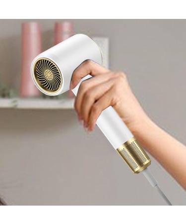 Hair Dryer - 5 Speed Hair Blower | Salon Hair Dryer | 2000w Fast Drying Hair Dryer | Portable Hair Accessories | High Speed Brushless Hair Blower | Powerful Professional Hair Dryer for Travel Salon White - Buy Online on GoSupps.com