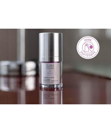 SIRIDERMA Basic Eye Cream | Fragrance-Free Vegan Formula with Hyaluronic Acid | 15 ml for Stressed & Sensitive Skin - International Shipping Available - Buy Online on GoSupps.com