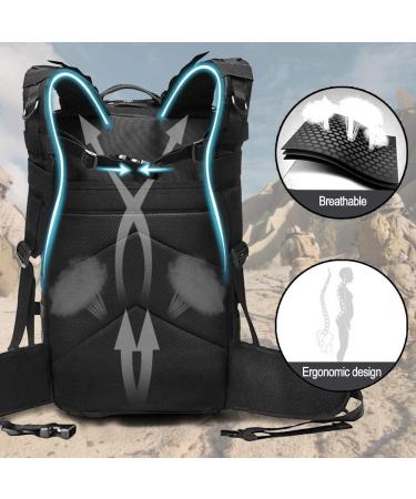 EMDMAK Military Tactical Backpack - Large Army 3 Day Assault Pack Molle Bag Rucksack in Black - Buy Online on GoSupps.com
