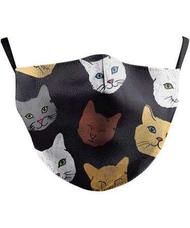 ZDP Sunflower Floral Print Anti Pollution Mouth Covers Cotton Half Face Mouth Reusable Dustproof Washable Facial Decoration Anti Haze Dust Protection Face Mouth with Air Valve - Buy Online on GoSupps.com