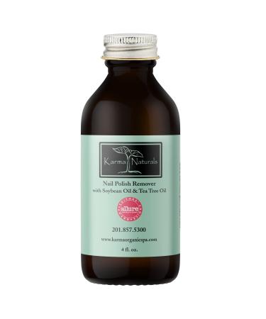 Karma Organic Nail Polish Remover with Soybean Oil and Tea Tree Oil- Non Toxic  Vegan  Cruelty Free  Acetone Free   Nails Strengthener for Fingernails   4 fl. Oz. - Buy Online on GoSupps.com