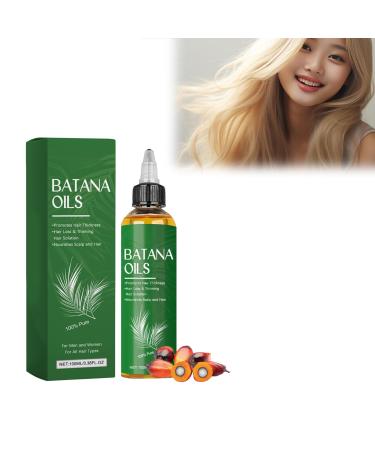 Batana Oil for Hair Growth 100ml Batana Oil Organic Repair Damaged Hair Nourishes Scalp Prevents Hair Loss & Increases Shine Batana Oil for Healthier Thicker Fuller Hair