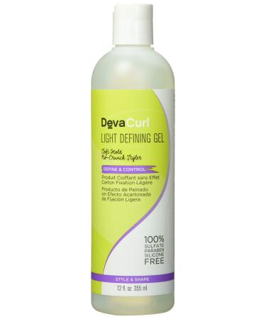 DevaCurl Light Defining Gel Soft Hold No-Crunch Styler 12 fl oz (355 ml)