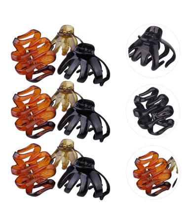 Lurrose 9 Pieces Small Hair Clips - Octopus Shiad Barrettes & Mini Jaw Clips for Women & Girls | Perfect Hair Accessories for All Styles - Buy Online on GoSupps.com