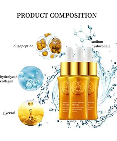  Karfri Hemiko Serpent Venom Serum Hemiko Peptide Serum Face Peptide Serum Serpent Venom Peptide Wrinkles Hemiko Serpent Venom Peptide Serum 2 Pieces - Buy Online on GoSupps.com