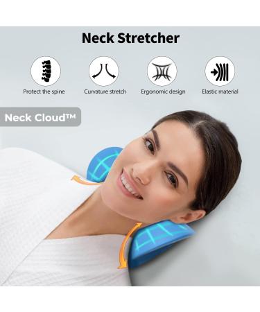 Neck Cloud Cervical Traction Device for Hump & TMJ Pain Relief - Blue - Buy Online on GoSupps.com