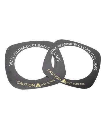 10 Pack Wax Warmer Collars & Protection Rings - Universal Fit for Standard Wax Warmers | 144x144mm | Ideal for Professional & Home Use - Buy Online on GoSupps.com