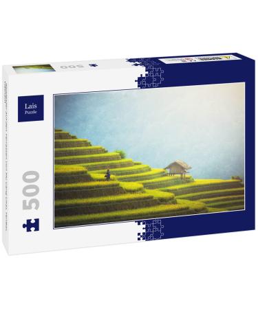 Lais Puzzle Rice fields on the terraces of Mu Cang Chai YenBai Vietnam 500 pieces
