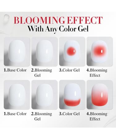 Double Rhythm Blooming Gel 15ml - Clear Soak Off Nail Polish for DIY Nail Art | Blooming Effect & Easy Application - Buy Online on GoSupps.com