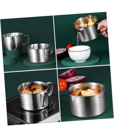 Zerodeko Grease Strainer Cup Oil Strainer Bowl 1pc Oil Filter Stainless Steel Oil Storage Oil Bottle Kitchen Oil Pot Stainless Steel Containers - Buy Online on GoSupps.com