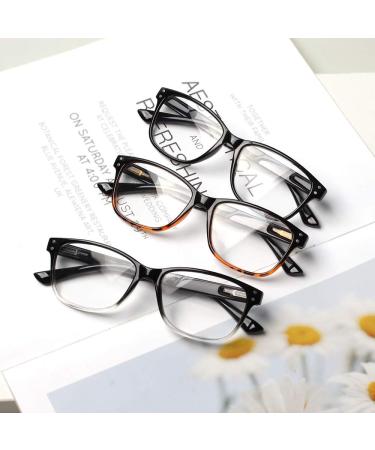 JOSCHOO 5-Pack Reading Glasses - Quality Spring Hinge Readers for Men & Women (1.25) - Mix Color Set - Buy Online on GoSupps.com
