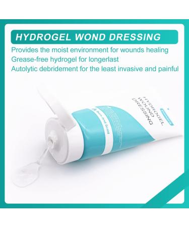 Dimora 6oz Hydrogel First Aid Ointment - Skin Repair Cream for Burns, Injuries, Bruises - 2 Packs for Wound Care - Buy Online on GoSupps.com