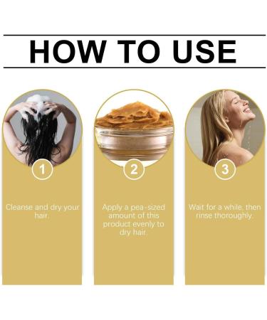 Masque capillaire l'huile de batana brute - Pour la croissance des cheveux - R paration des cheveux ab m s et cr pus - Soin intensif - Douceur longue dur e - Soutien de la sant du cuir chevelu - 60 - Buy Online on GoSupps.com