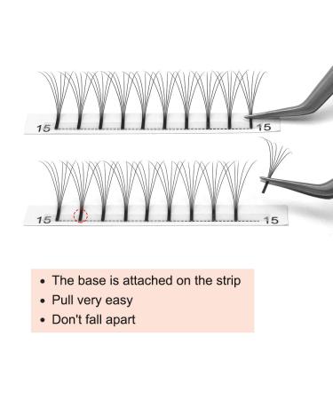 Premium 3D 4D 5D 6D Finished Eyelash Compartments | 0.07 & 0.10 Volume Extensions | 15mm Length - Buy Online on GoSupps.com