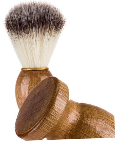 Frcolor Dachshaarbrush - Premium Wooden Hair & Beard Brush for Men | Soft Bristle Razor Brush & Dust Brush - Buy Online on GoSupps.com