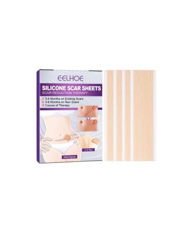 Combination Skin Silicone Scar Removal Sheets Professionals Removal Sheets For Surgerys Burns Keloid And Stretch Marks For Old And New Scar 4 Reusable Scar Mens Exfoliating Face Wash One Size A