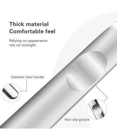 Stainless Steel Nail File Set | Double-Sided Nail File Buffer for Smoother Nails | Manicure & Pedicure Tool for Men and Women - Buy Online on GoSupps.com