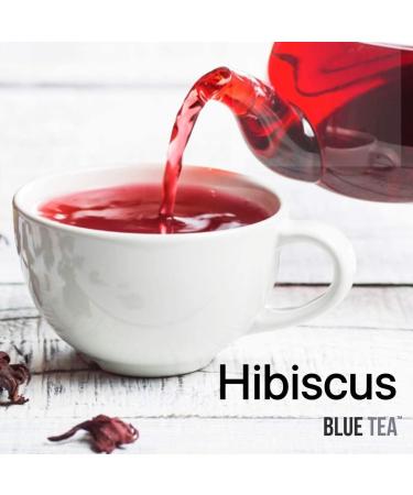 BLUE TEA - Hibiscus Flower Herbal Tea 100 Gram (Pack of 2) || NATURAL COLORANT | Detox || Used for Iced Tea Cocktails Mocktail & Syrups - Vegan - GMO Free | - Buy Online on GoSupps.com