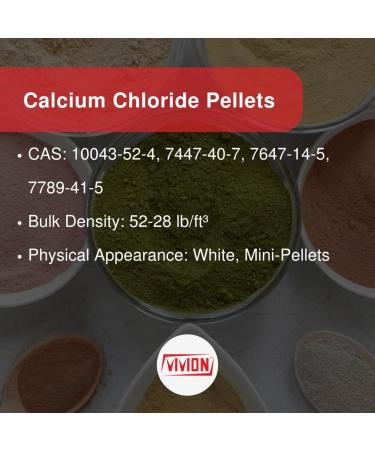Vivion Calcium Chloride Pellets - 5 kg (11 lb) - Food Grade Anhydrous 94-97% - Buy Online on GoSupps.com