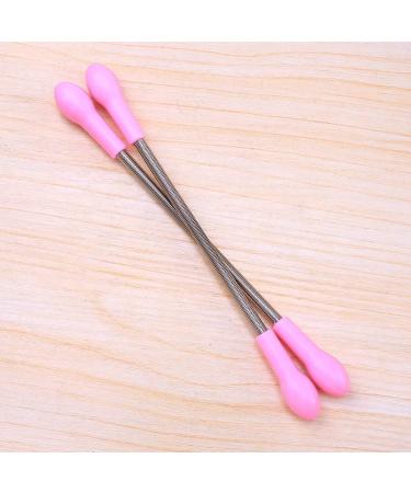Portable Pink Facial Hair Remover Spring - Easy Bend Threading Tool for Makeup Beauty - Buy Online on GoSupps.com