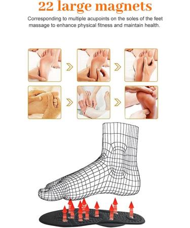 Magnetic Insoles for Weight Loss - Acupressure Massage Inserts for Men & Women | Breathable Deodorant & Circulation Boosting Shoe Inserts (Size 41-48) - Buy Online on GoSupps.com