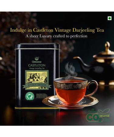 GOODRICKE Castleton Vintage Darjeeling Th 250 g | Single Estate Premium Th noir feuilles enti res | Th noir Darjeeling feuilles longues | Th Darjeeling en vrac | Th de qualit sup rieure 250 g (Pack of 1) - Buy Online on GoSupps.com