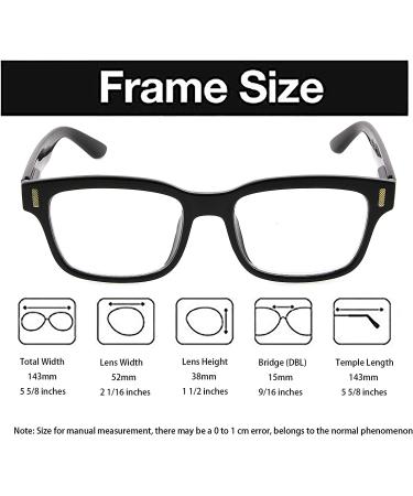 Reducblu Stylish Women's Reading Glasses - Clear Lens 5 Pairs Mix 2.25 Diopters | Spring Hinge Eyewear - Buy Online on GoSupps.com