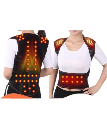 Derbut Turmaline Magnetic Posture Corrector for Back & Shoulder Pain Relief - Self-Warming Lumbar Support Belt (M Size 108 Magnets) - Buy Online on GoSupps.com