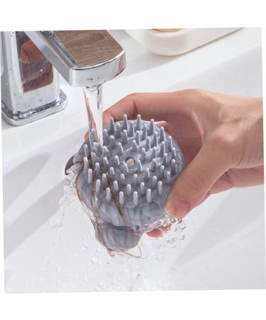 FOMIYES 2pcs Scalp Massage Brush and Body Scrubber Set - Silicone Hair Washing & Head Massage Brush - 8.5x8.5cm - Assorted Colors - Buy Online on GoSupps.com
